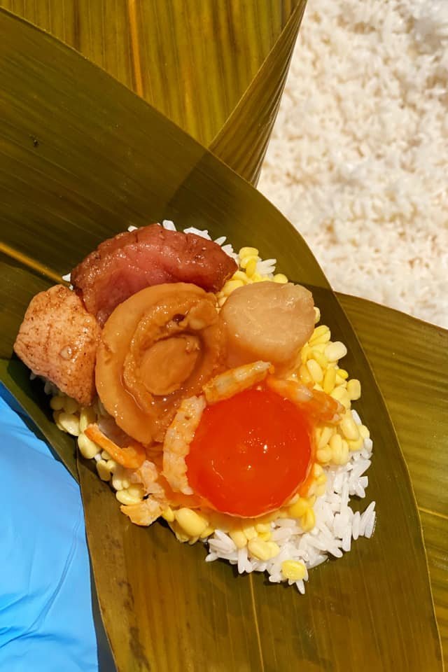 吉品鮑⿂瑤柱糭  Premium Rice Dumpling with Abalone & Dried Scallop