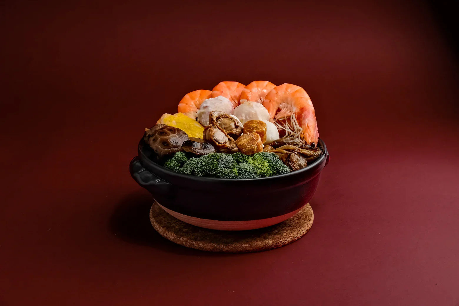 【二/四人雅品】70頭鮑魚冷凍盆菜 Mini Abalone Frozen Poon Choi – 2 or 4 Pax