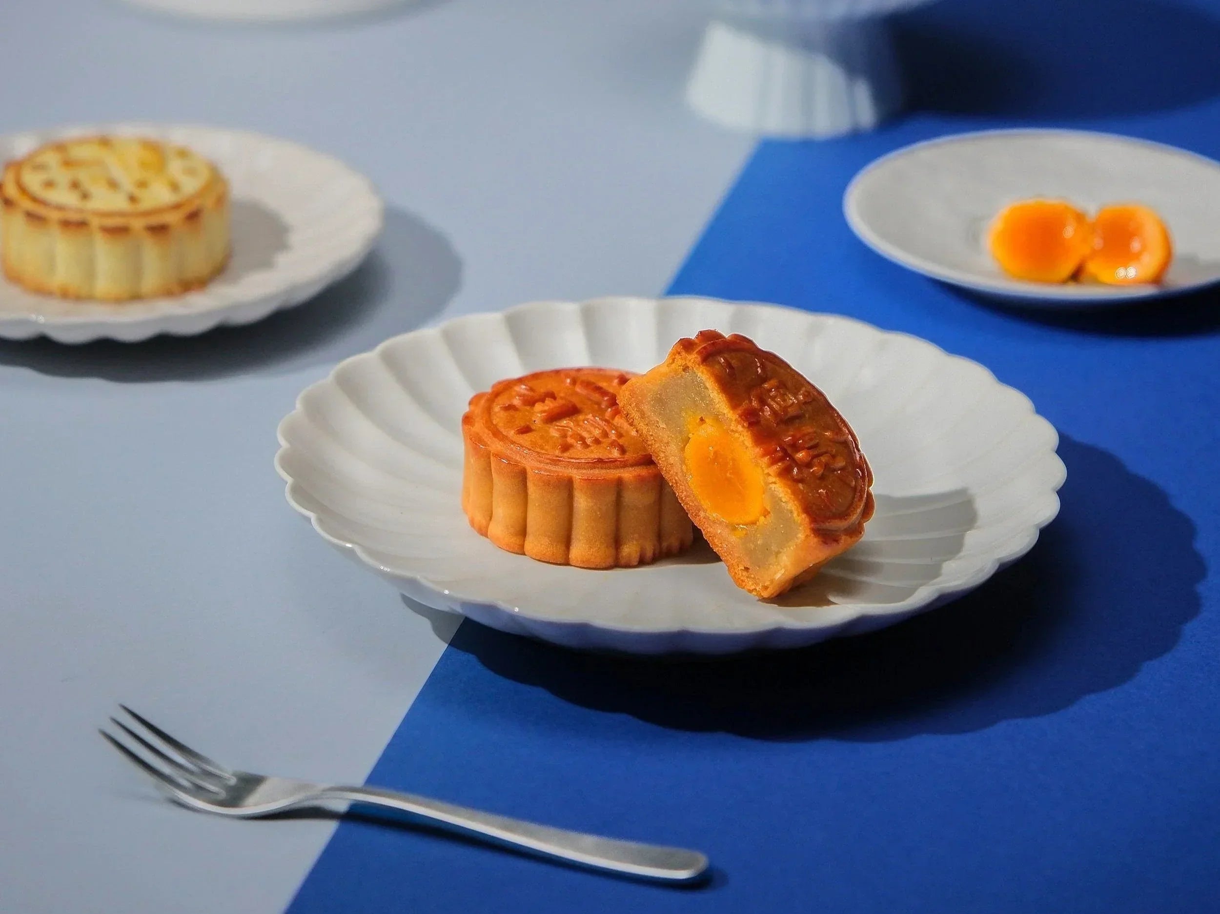 傳統白蓮蓉蛋黃月餅（4件禮盒裝）White Lotus Seed Paste with Egg Yolk Mooncake(Box of 4)