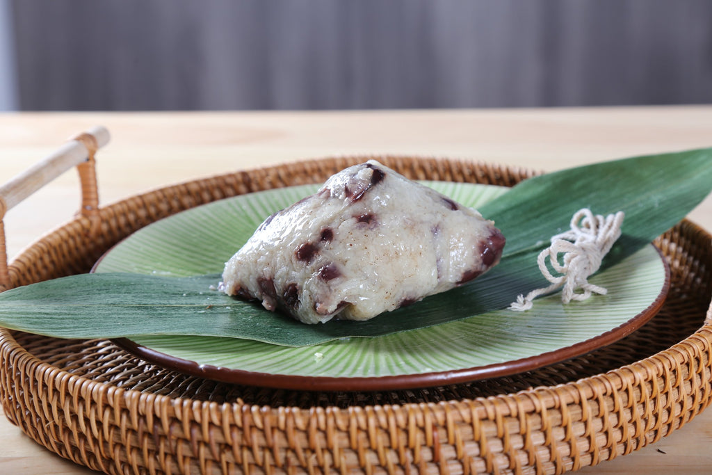 羊肚菌紅豆素糭 Morel Mushroom & Red Bean Rice Dumpling